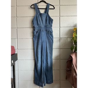 Faherty Blue Denim Jumpsuit